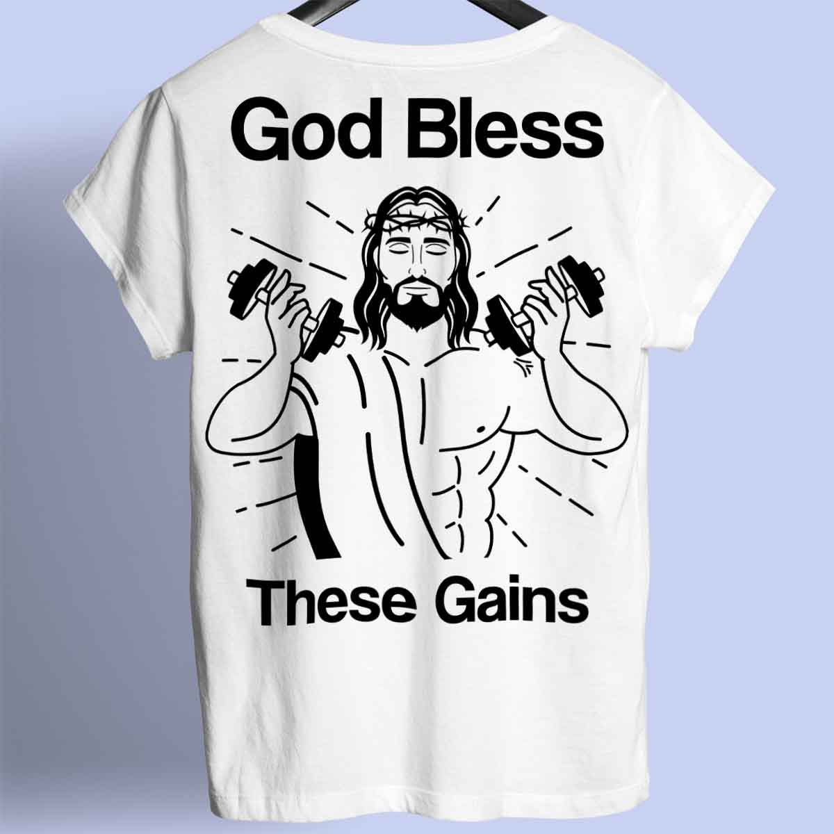 God Bless - Premium T-shirt Unisex Baktryck