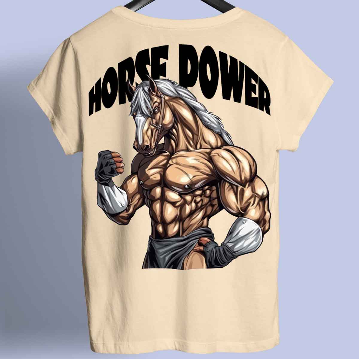 Horse Power - Premium T-shirt Unisex Baktryck