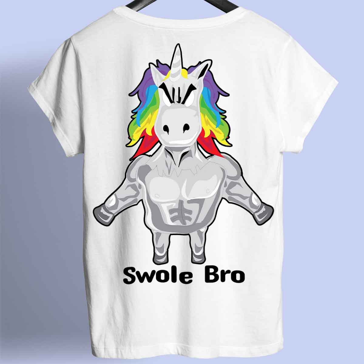 Swole Bro - Premiumskjorta Unisex Baktryck