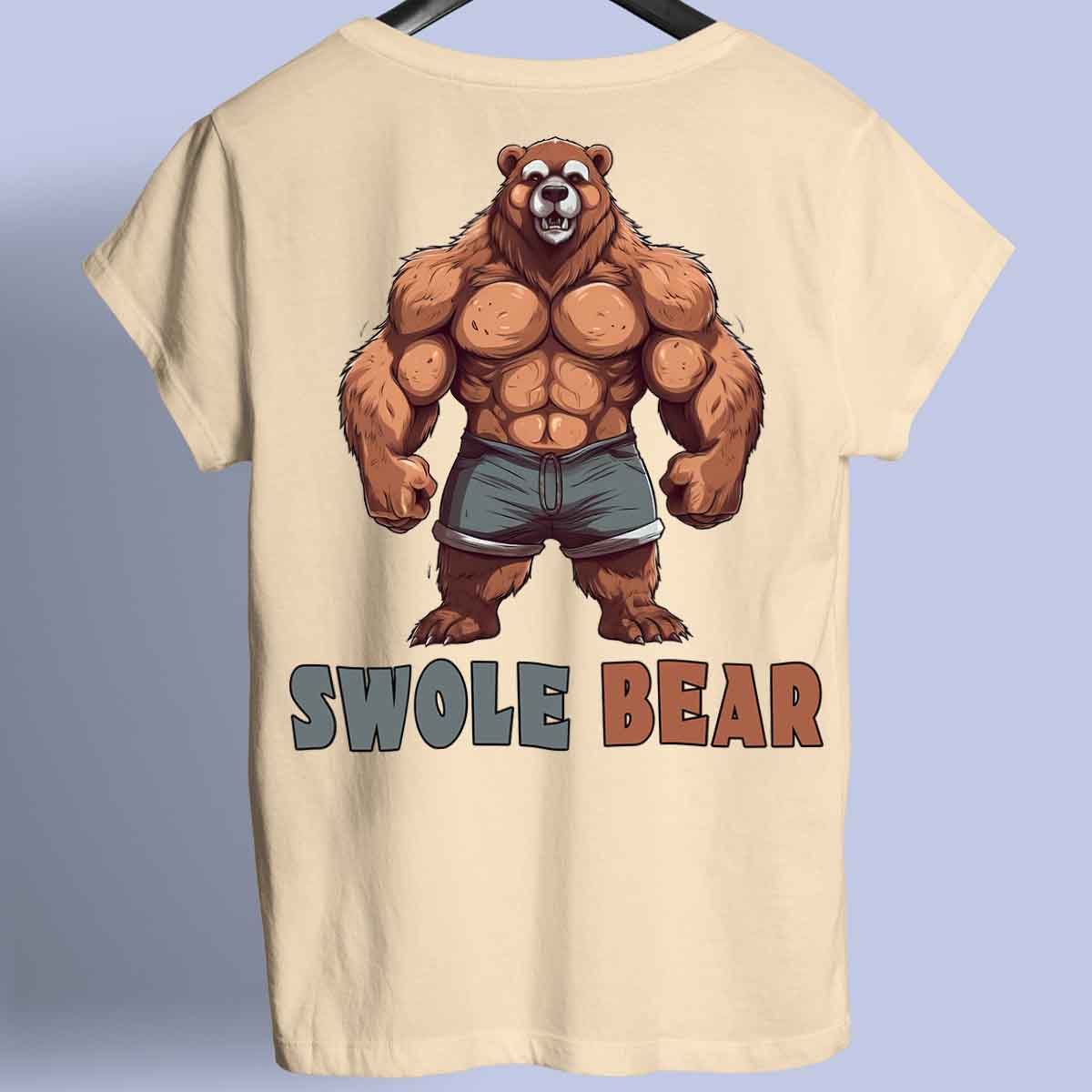 Swole Bear - Premiumskjorta Unisex Baktryck