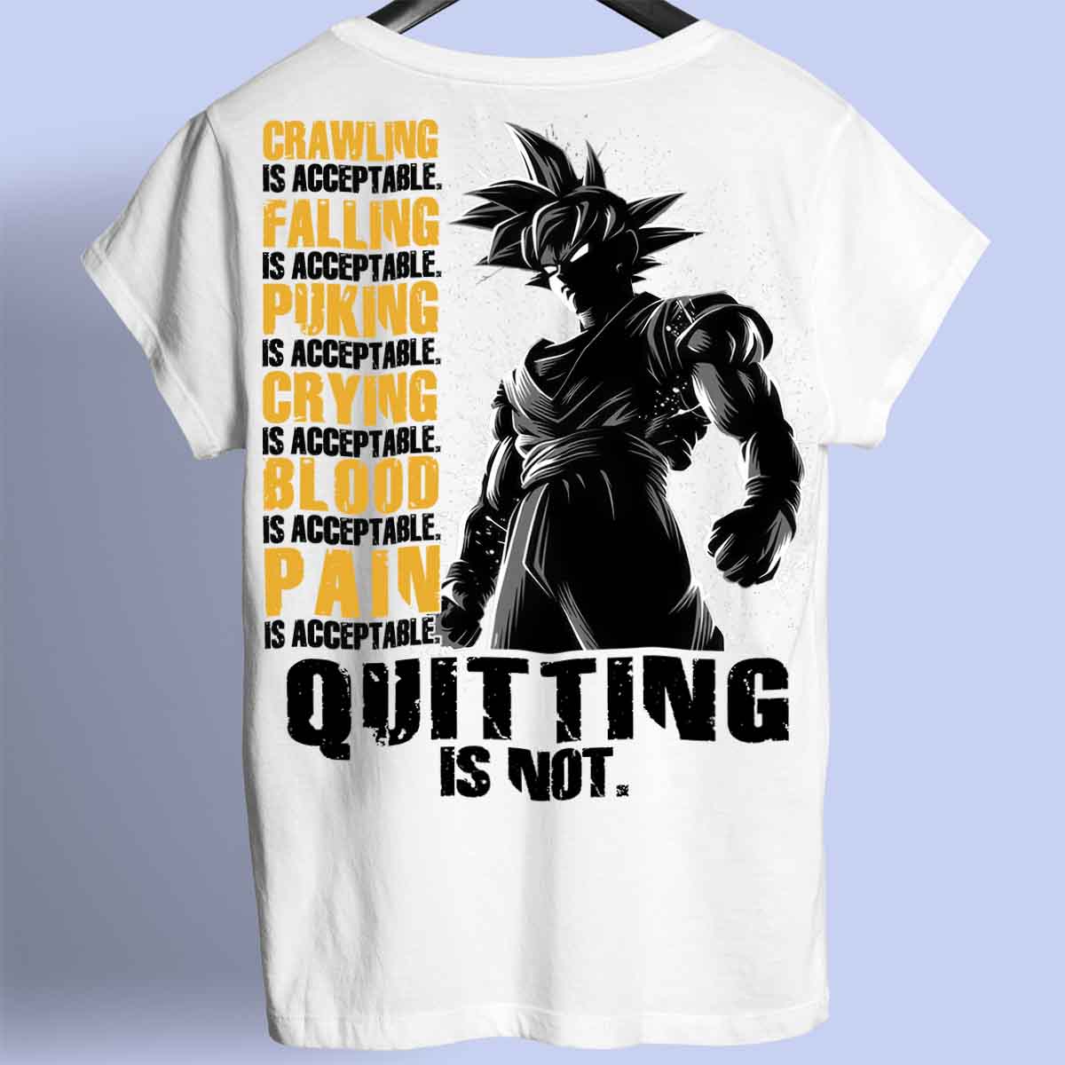 Quitting - Premium T-shirt Unisex Baktryck