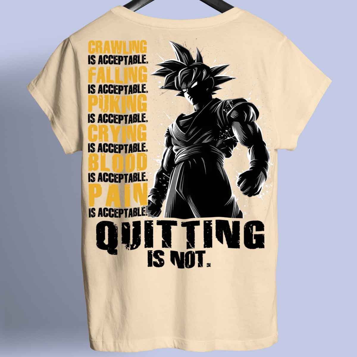 Quitting - Premium T-shirt Unisex Baktryck