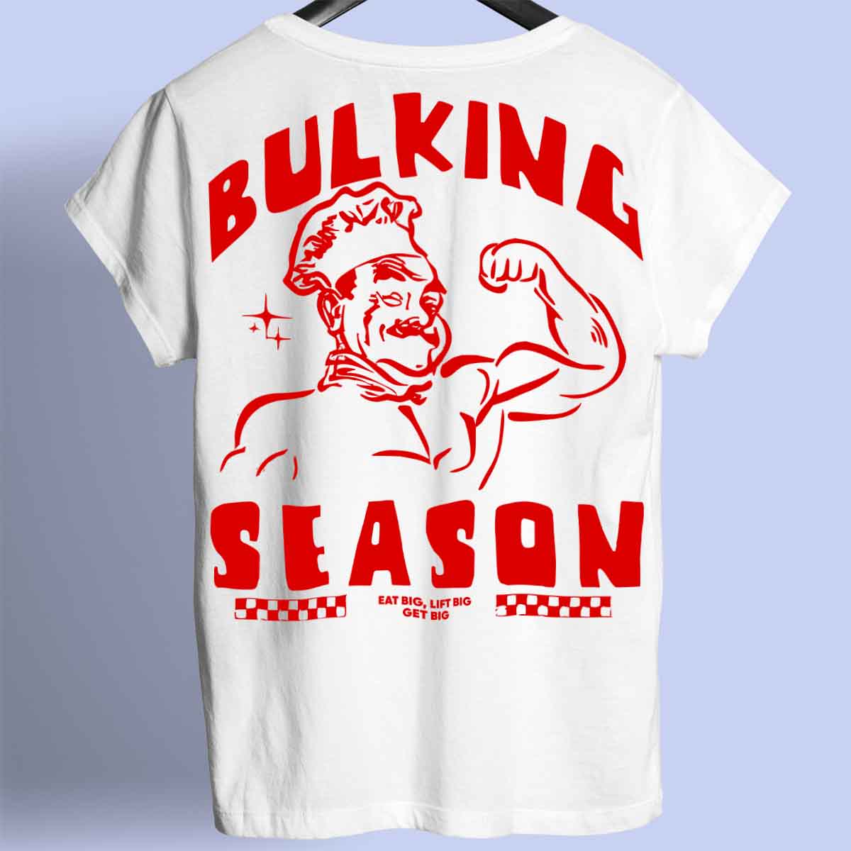 Bulking Season - Premium Skjorta Unisex Baktryck