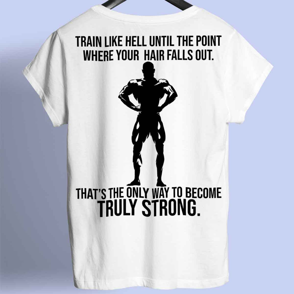 Truly Strong - Premiumskjorta Unisex Baktryck