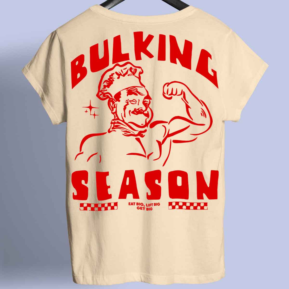 Bulking Season - Premium Skjorta Unisex Baktryck