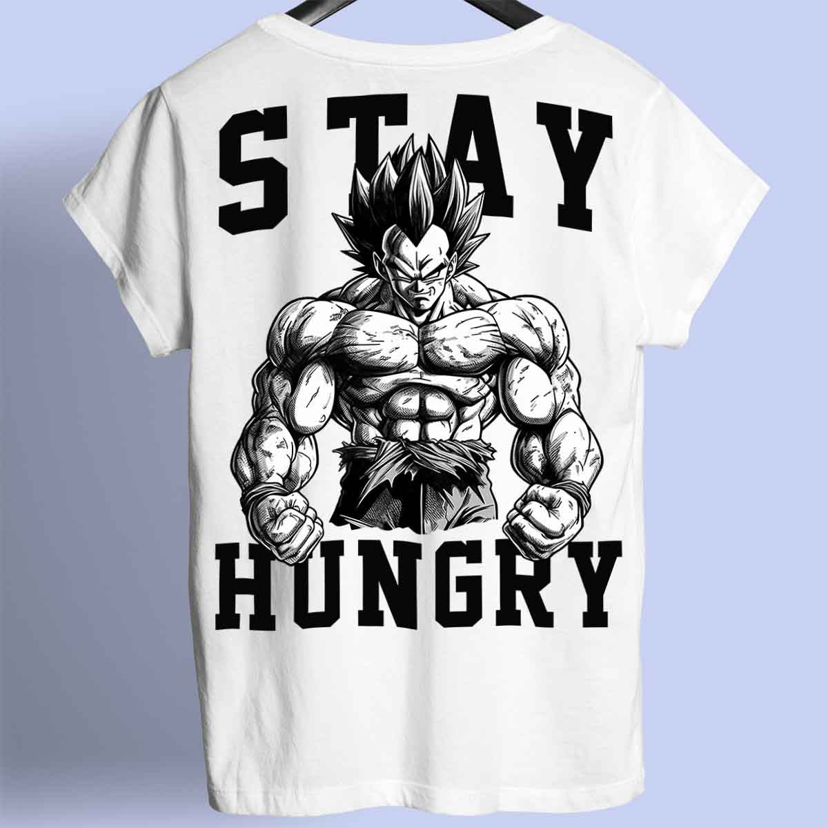 Stay Hungry - Premium T-shirt Unisex Baktryck