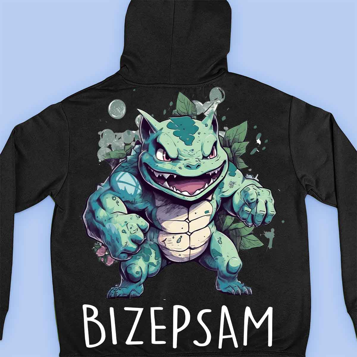 Bicepsam - Premium Hoodie Unisex Baktryck