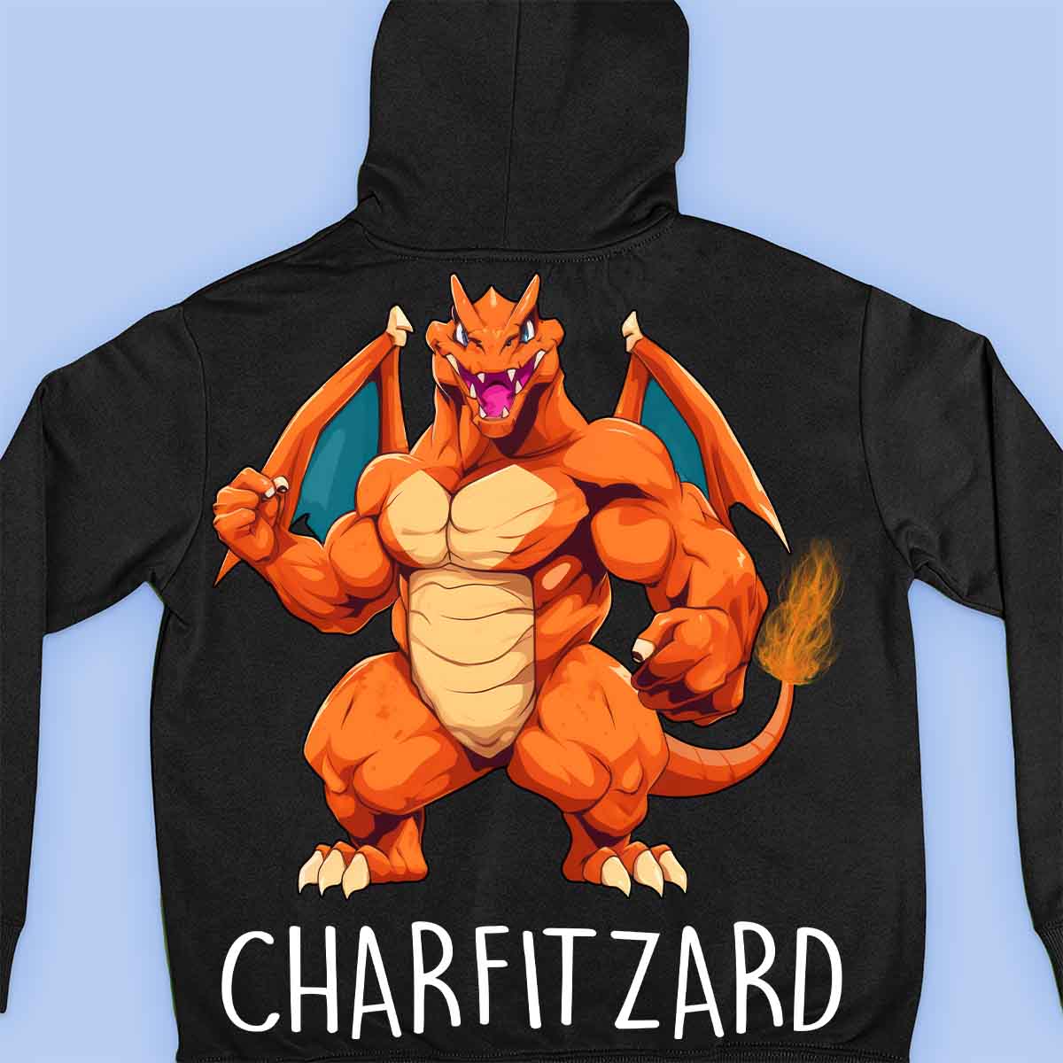 Charfitzard - Premium Hoodie Unisex Backprint