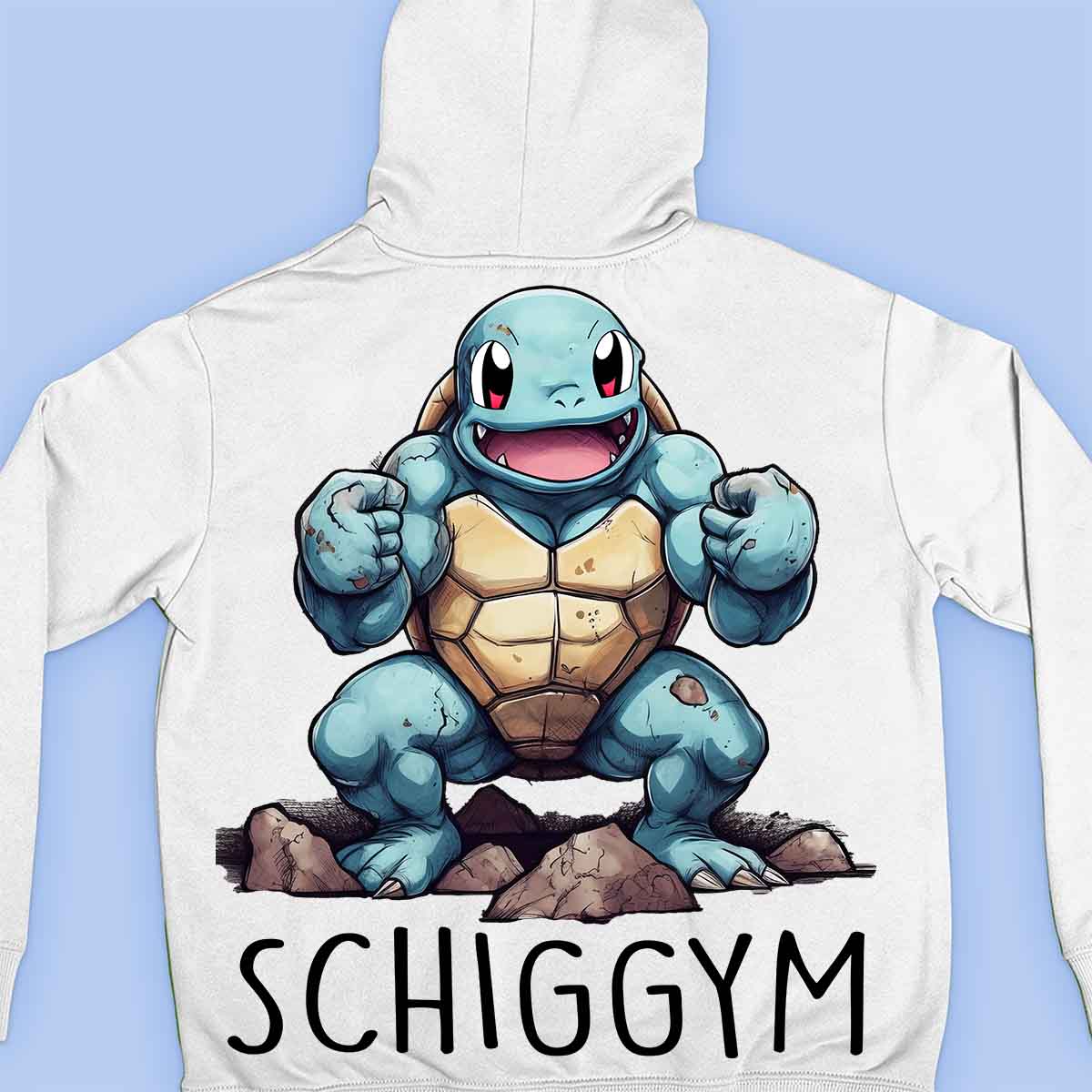 Schiggym - Premium Hoodie Unisex Backprint