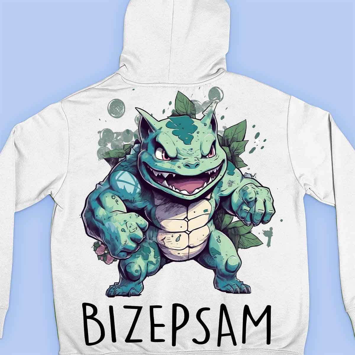 Bicepsam - Premium Hoodie Unisex Baktryck