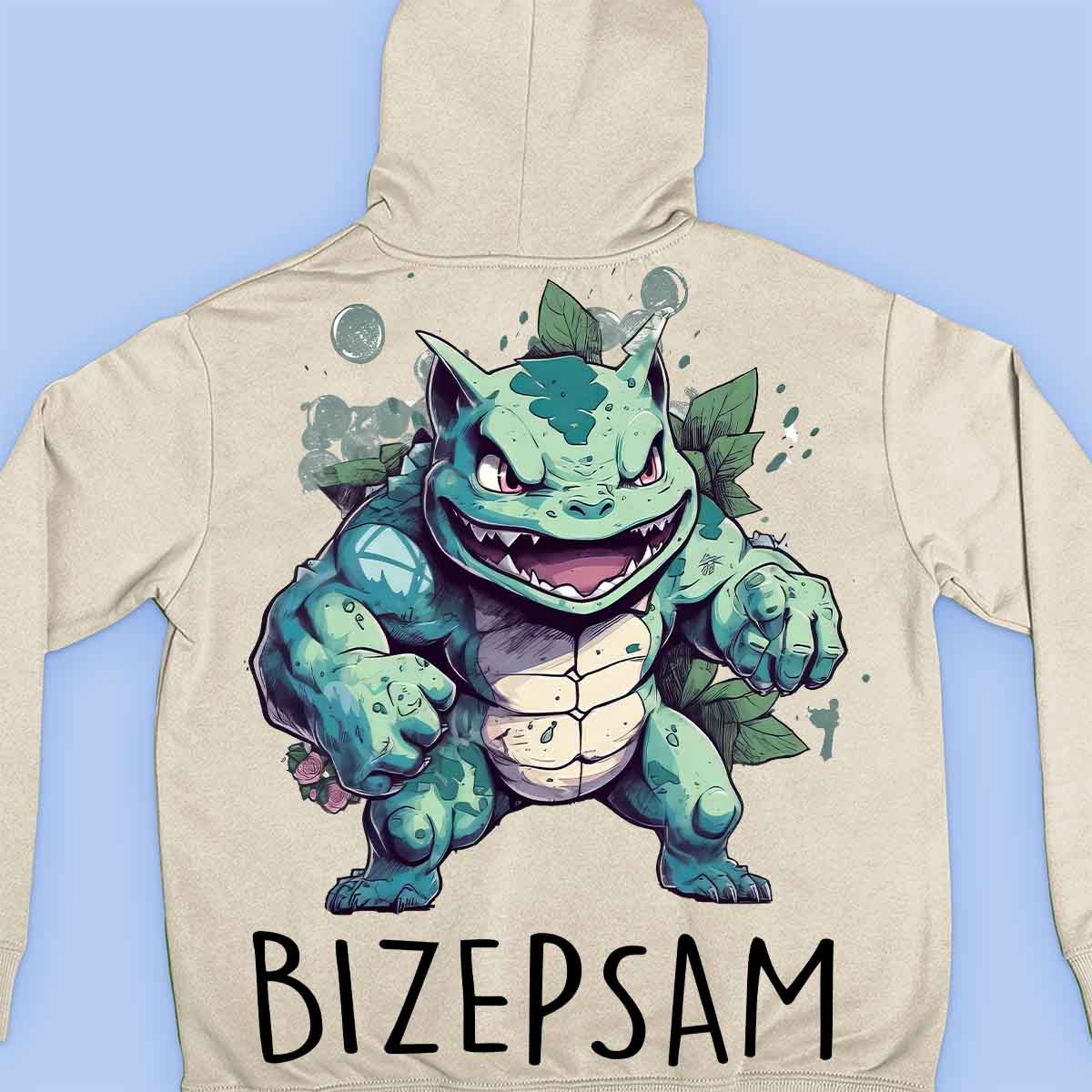 Bicepsam - Premium Hoodie Unisex Baktryck