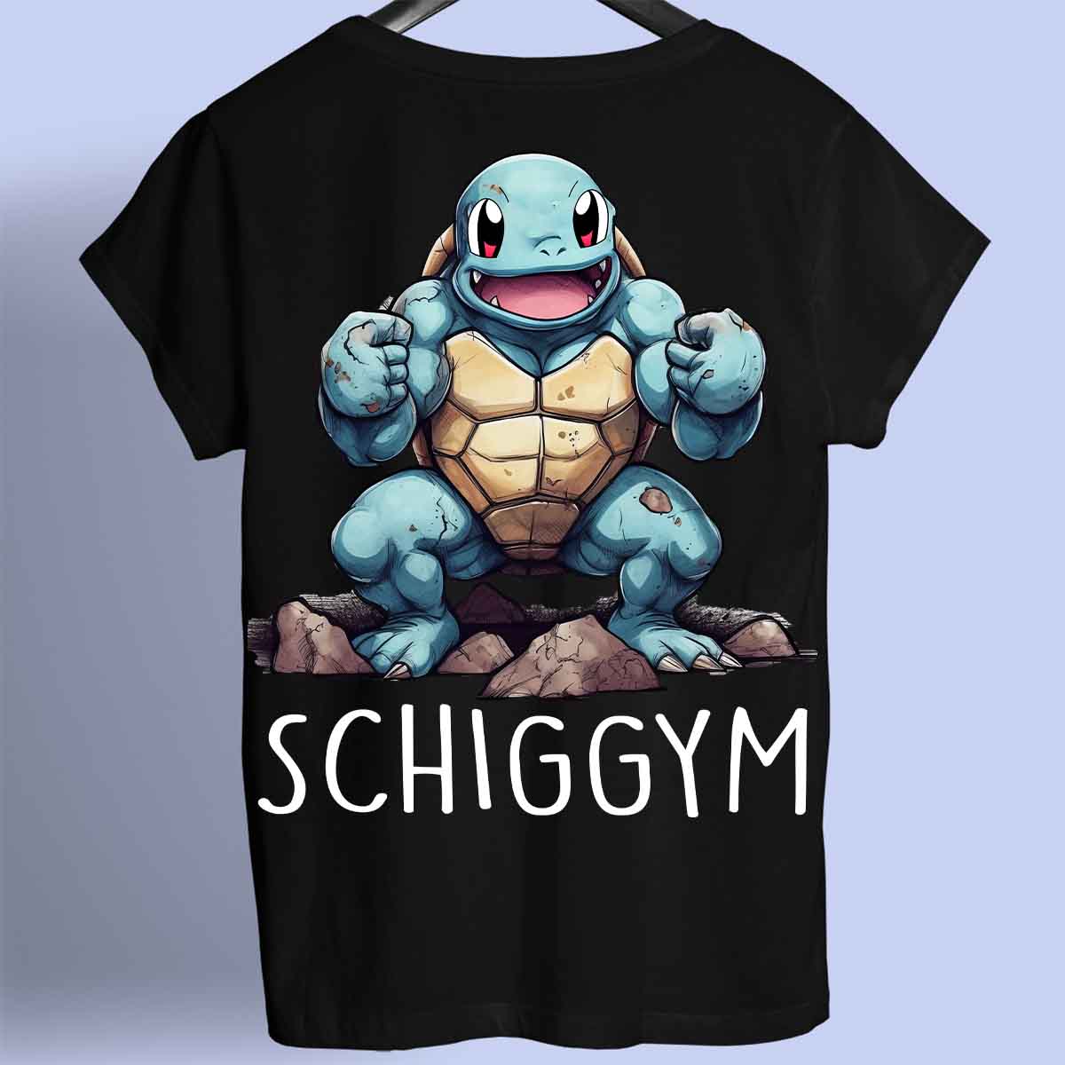 Schiggym - Premium T-Shirt Unisex Backprint