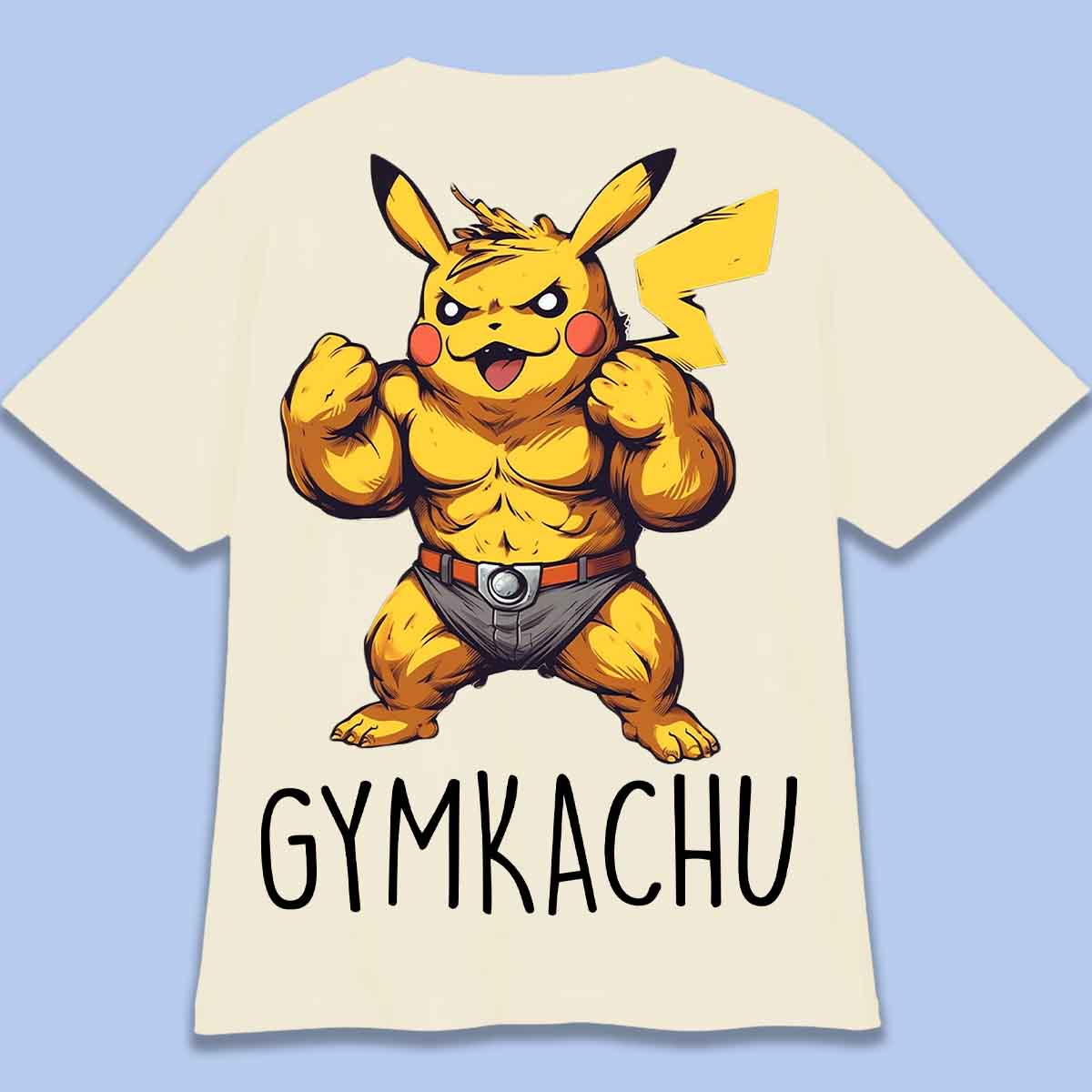 Gymkachu - T-shirt Oversize Unisex Baktryck