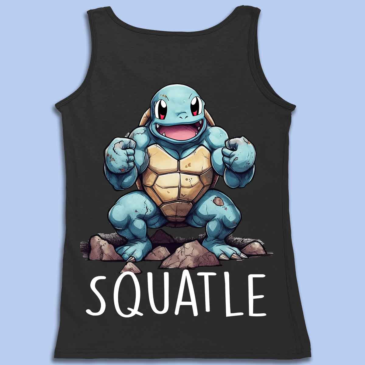 Squirtle - Premium linne Unisex baktryck