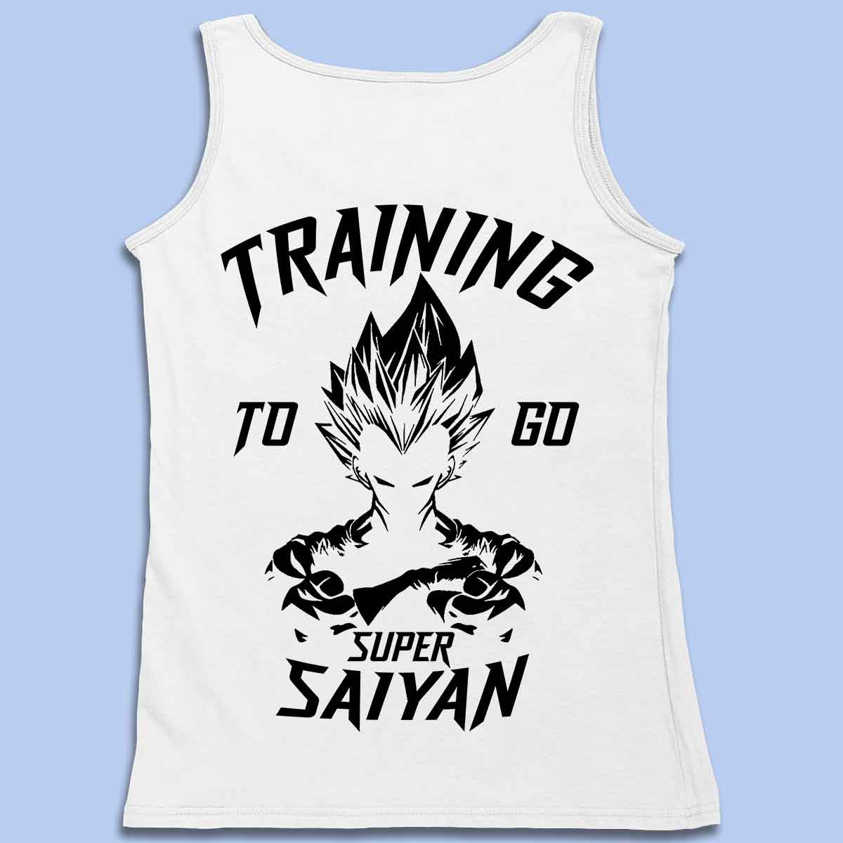 Saiyan - Premium linne Unisex Baktryck