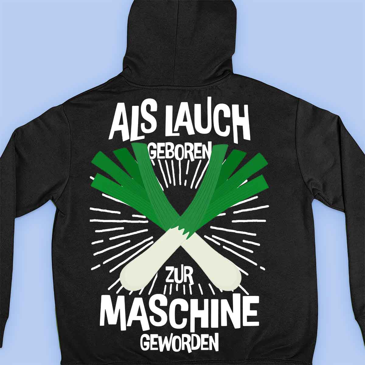 Machine Become - Premium Hoodie Unisex Baktryck