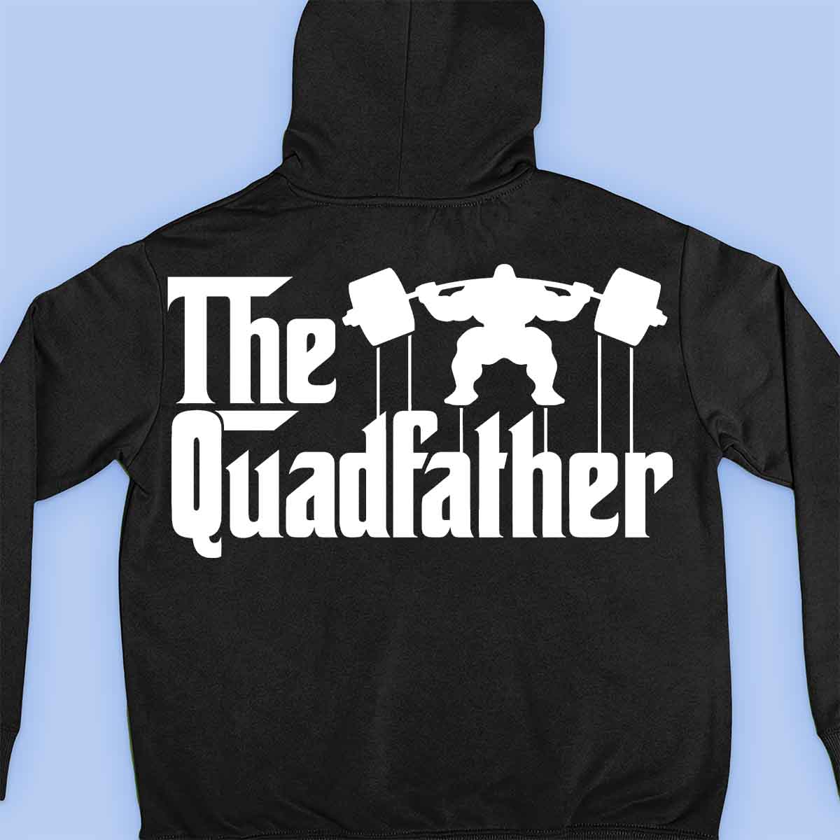 The Quadfather - Premium Hoodie Unisex Baktryck