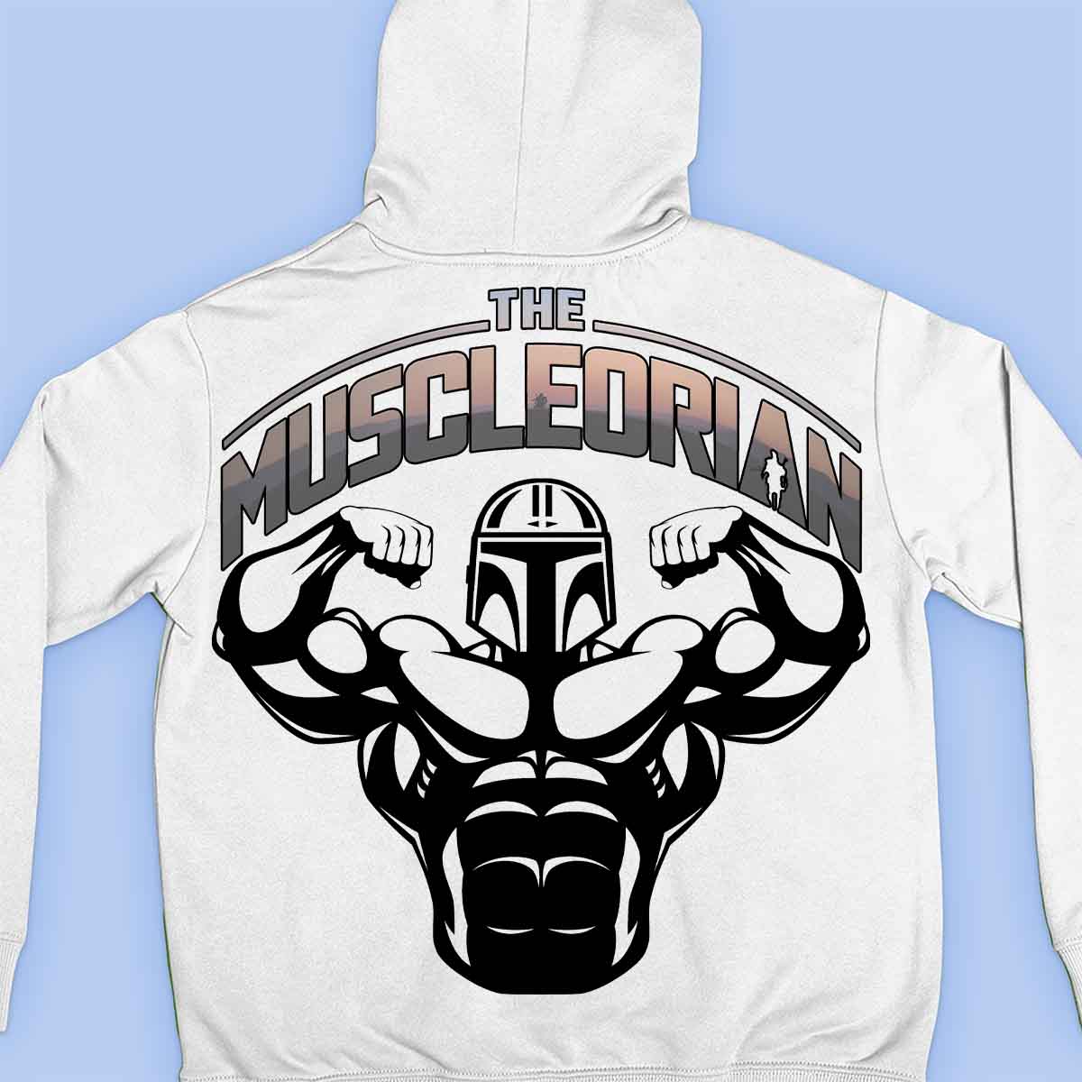 Muscleorian - Premium Hoodie Unisex Baktryck